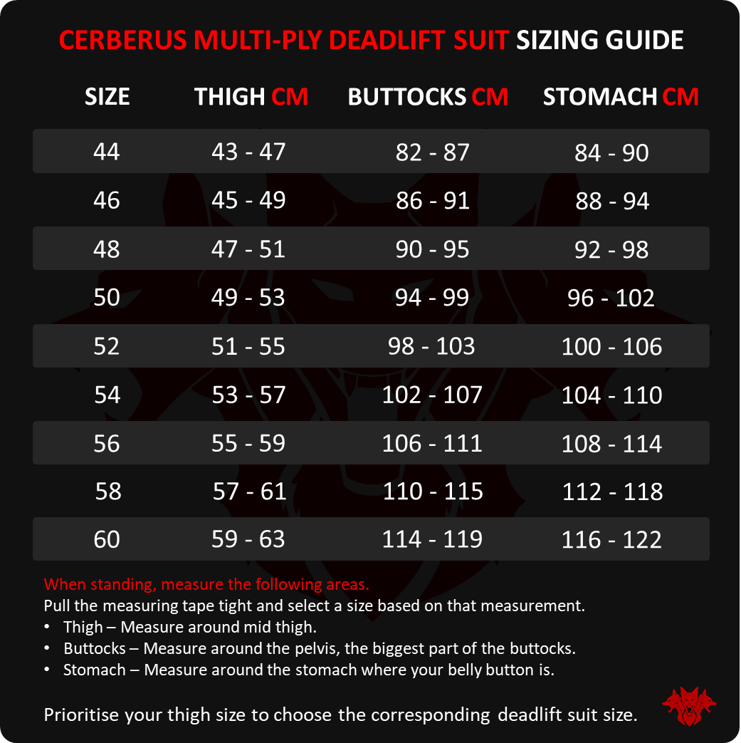 CERBERUS Multi-Ply Deadlift Suit (Smaller Sizing) - Image 4