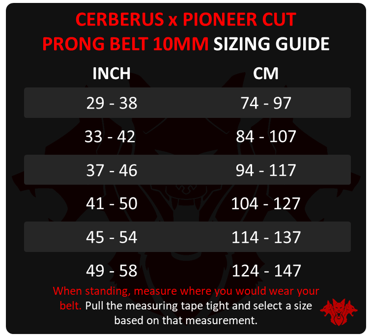 CERBERUS X Pioneer Cut Powerlifting Belt (10mm) - Image 4
