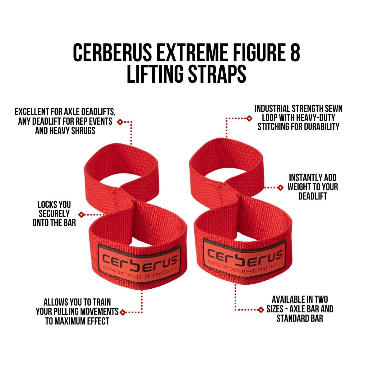 Extreme Figure 8 Lifting Straps - Image 9