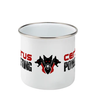 Powerlifting Enamel Mug - Image 2
