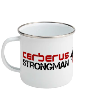 Strongman Enamel Mug - Image 3