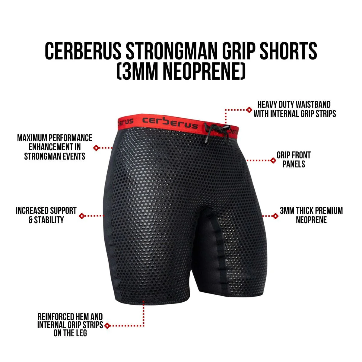 Strongman Grip Shorts (2.5mm Neoprene) - Image 11