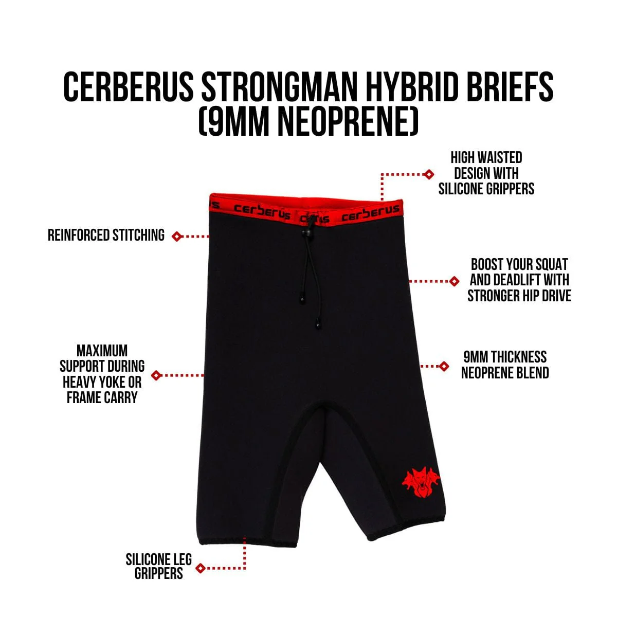 Strongman Hybrid Briefs (9mm Neoprene) - Image 10