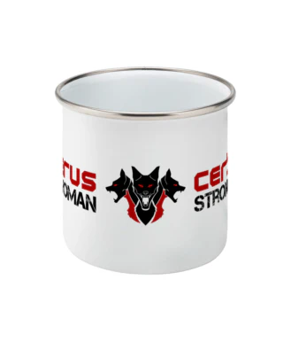 Strongwoman Enamel Mug